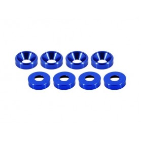 Rondelle ergal svasate 4mm blu (8)