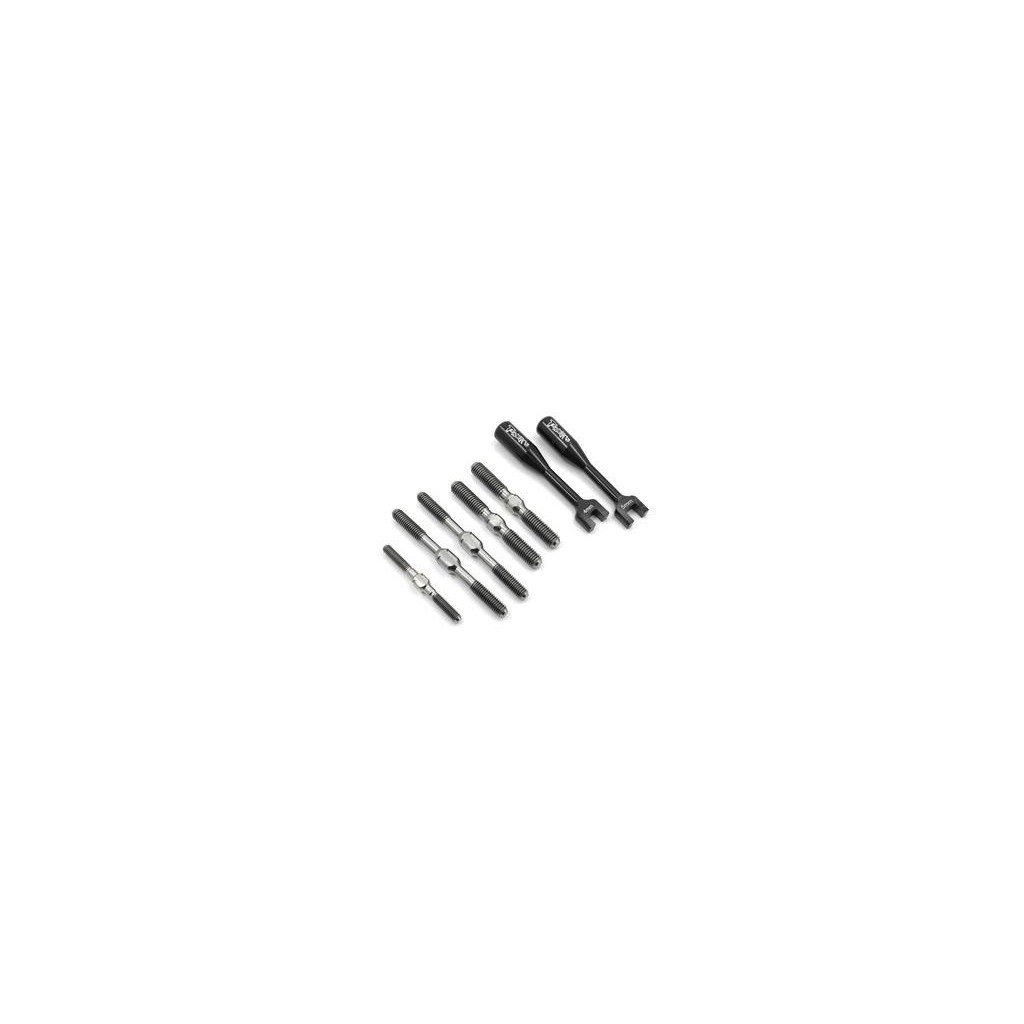 FR- Traxxas Tiranti Camber Anteriori 117Mm Alluminio 7075-T6 Anodizzato
