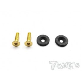 Kyosho MP9/MP10 - Rondelle Ferma Alettone Kyosho in Carbonio