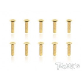 Viteria Gold - Viti Brugola Testa Tonda 3x10 (10pcs)