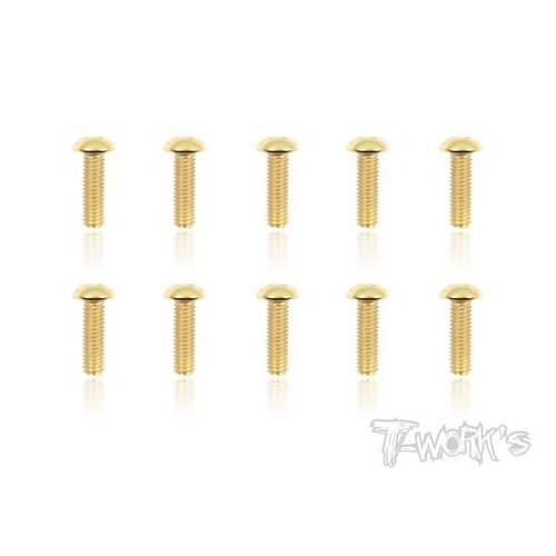 Viteria Gold - Viti Brugola Testa Tonda 3x10 (10pcs)