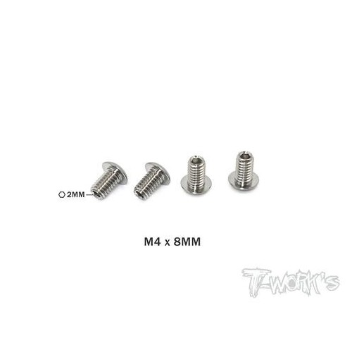 Viti Titanio 4x10 per regolare altezza