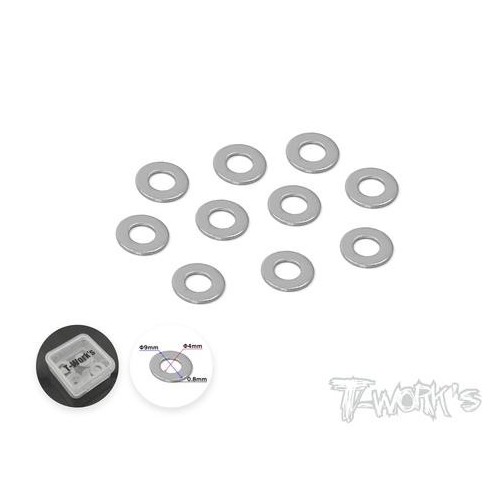 Rondelle Acciaio 4x9x0,8 (10pcs)