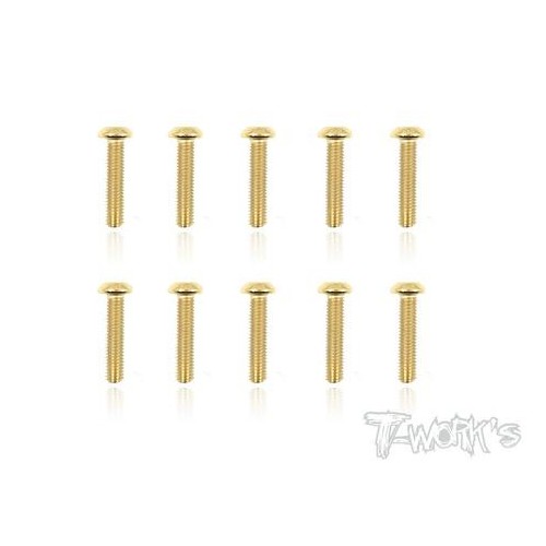 Viteria Gold - Viti Brugola Testa Tonda 3X14 (10pcs)