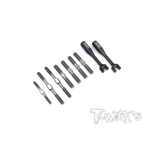Kyosho MP9/MP10 - Set Tiranti Titanio MP10