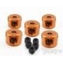 Collarini foro 2mm Orange (5pcs)
