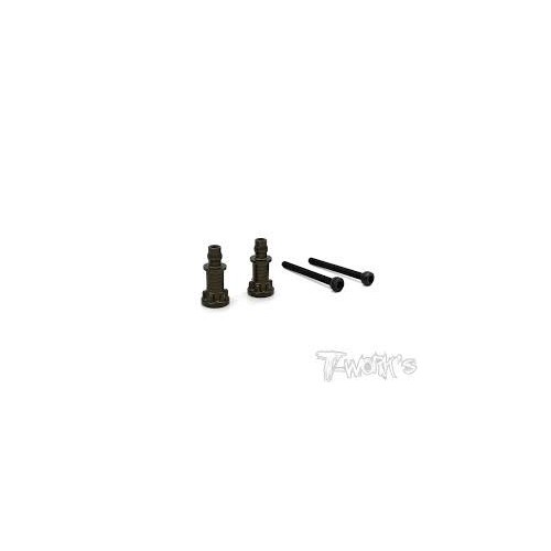 S-Workz - Supporti Ammortizzatori Posteriori Ergal Trattato Duro +5mm