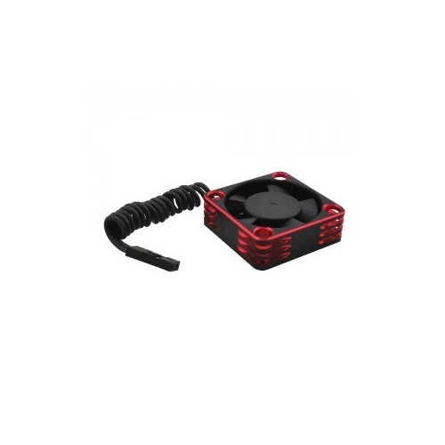 Ventola Alluminio rossa 30x30 per ESC e Motore 28000rpm