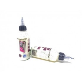 Additivo - PGrip 3.0: White color with Fuxia Glitters, for High Grip track, and hot temperature,