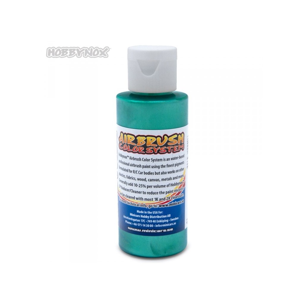 Createx Vernice Per Aerografo 60 Ml - Verde Acido (Pearl Lime) - Pronta All'Uso - Per Tessuti, Pelle, Plastica, Metallo - 4
