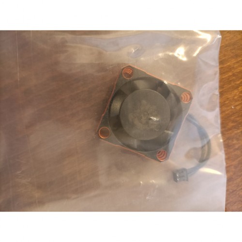 Ventola Alluminio Rossa 25x25 per ESC e Motore