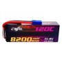 Lipo - CNHL Racing Series LIHV 8200mAh 15.2V 4S 120C HV Hard Case Lipo Battery with EC5 Plug For RC Racing