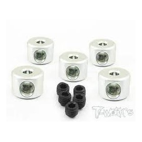 Collarini Ergal Foro 3mm (5) Silver