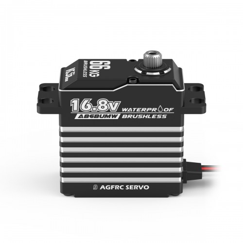 AGF-RC - AGF A86BUMW Programmable 16.8V HV 66KG 0.100Sec High Torque Magnetic Waterproof Brushless Digital 4S