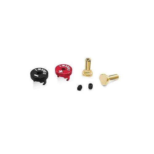 Connettori 4mm Con Inserto Rosso/Nero