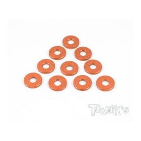 Rondelle Alluminio 3x7,8x1 Arancio (10)