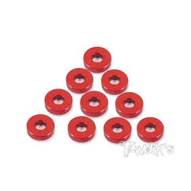 Rondelle Alluminio 3x7,8x2 Arancio (10)