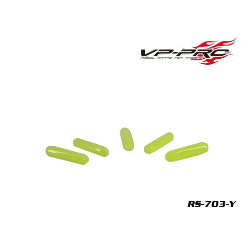 Cappuccio Antenna Giallo (5pcs)