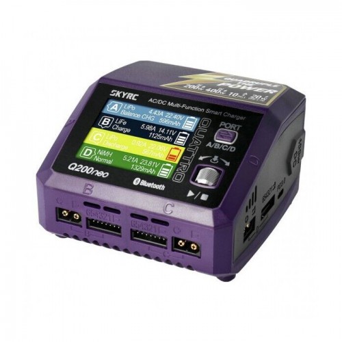 SkyRC Q200neo Quad-Charger 240VAC/12VDC  1-6S