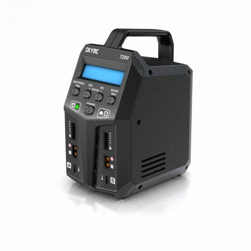 SkyRC Caricabatterie T200 Dual 2x100w 12amp 100w AC/DC 1-6s