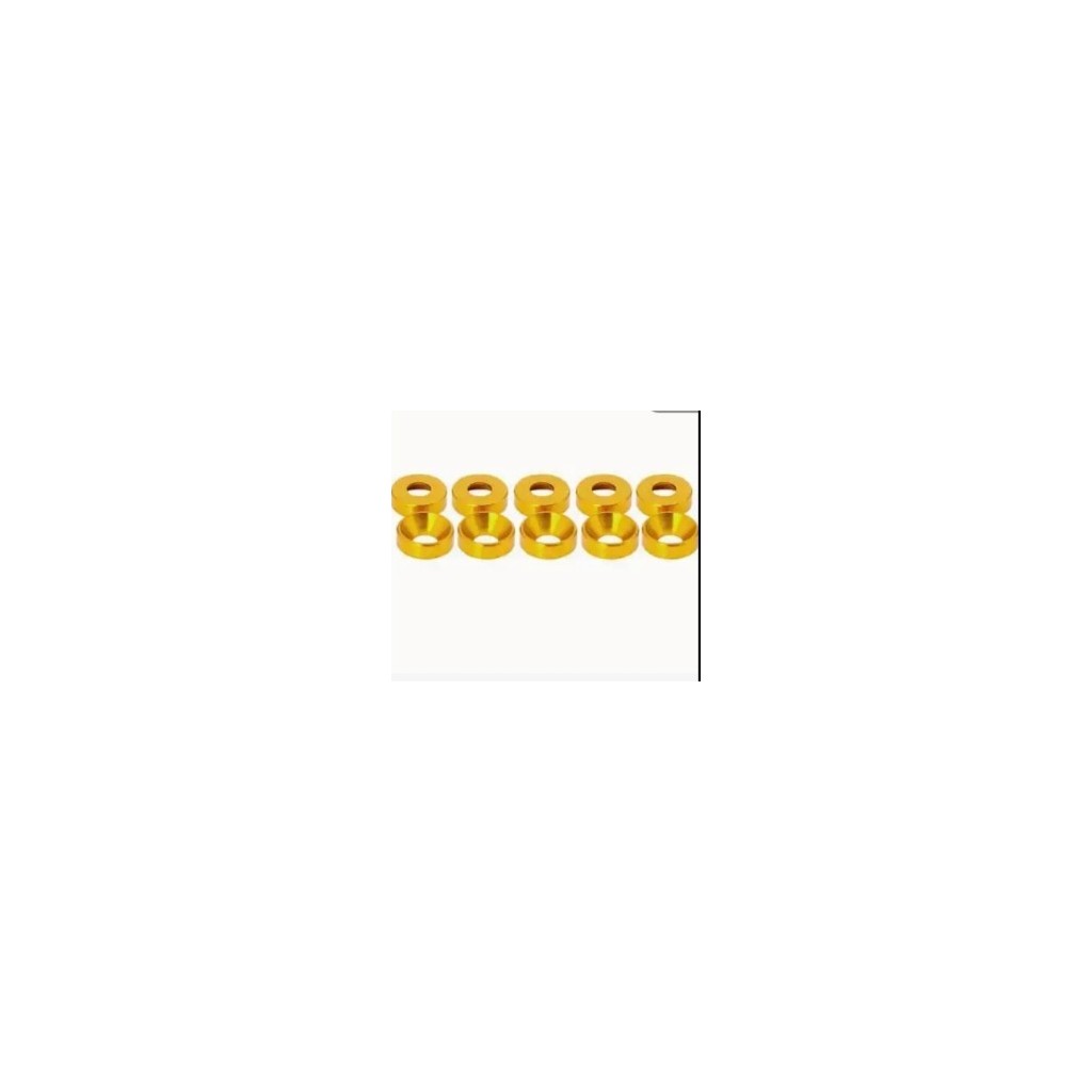 Rondelle Acriliche Gialle Spessore 3 Mm &ndash; Misure 10-50 Mm &ndash; Confezione Da 10