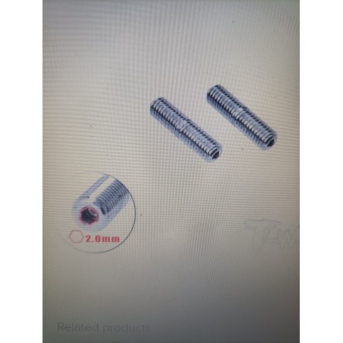 Vite DX/SX 5x20 in Titanio per Camber Sparko F8