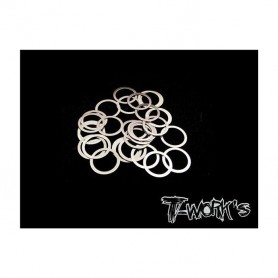 Viti-Rondelle Colorate-Collarini-Rasamenti - Rasamenti foro 8mm 0,2 (30)